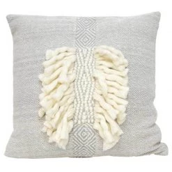 Banyan Home Cushions Grey Zara Cushion (55cm)