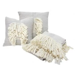 Banyan Home Cushions Grey Zara Cushion (45cm)