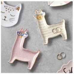 Emporium Larry Llama Trinket Plate Valentines Day