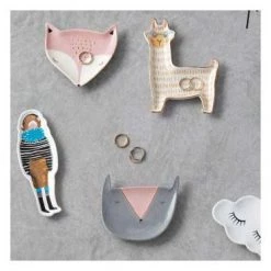 Emporium Women's Gifts - Under $50 Critters Trinket Plate – Grey Cat