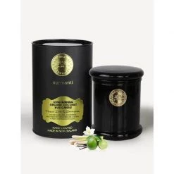 Surmanti Long Burning Organic Coconut Wax Odour Eliminator Candle – Persian Lime & Lemongrass