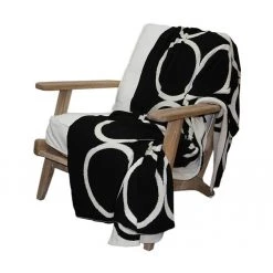 Le Forge Reversible Circle Throw – Black