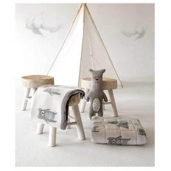 Indus Design BABY & TODDLER GIFTS Cotton Baby Wrap – Barry Bear