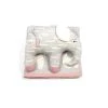 Indus Design Elephant Baby Blanket & Cushion Toy Gift Set - Pink