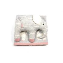 Indus Design Elephant Baby Blanket & Cushion Toy Gift Set - Pink