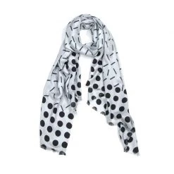 Indus Design Women's Gifts - Over $50 Stem Scarf - Ice & Lead