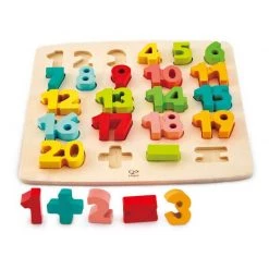 Hape Chunky Number Math Puzzle (24pc) BABY & TODDLER GIFTS