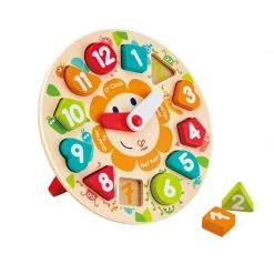 Hape Chunky Clock Puzzle (13pc) BABY & TODDLER GIFTS