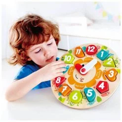 Hape Chunky Clock Puzzle (13pc) BABY & TODDLER GIFTS