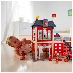 Hape City Fire Station (13pc) BOYS GIFTS