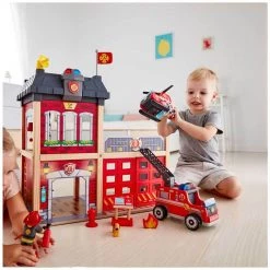 Hape City Fire Station (13pc) BOYS GIFTS