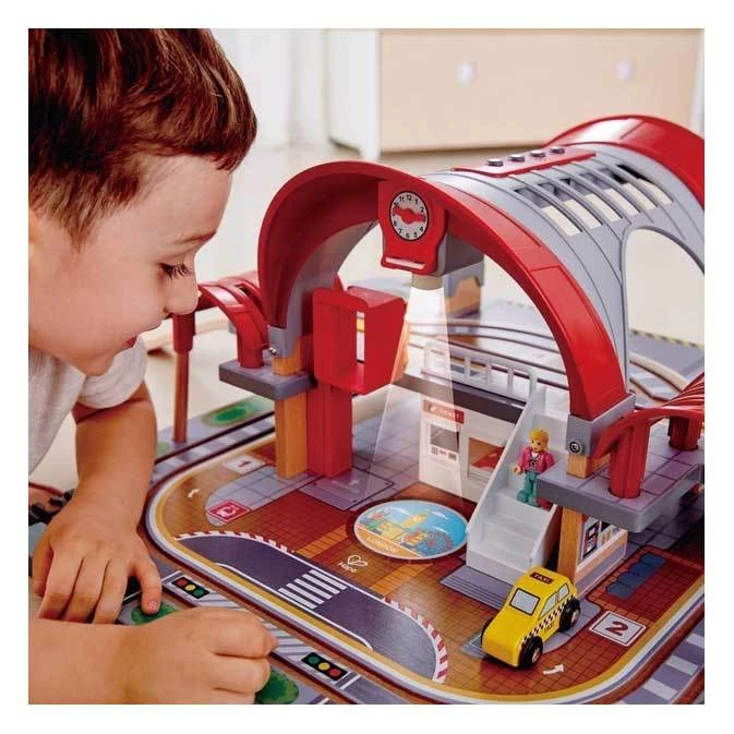 Hape Grand City Station Train Set (49pc) BOYS GIFTS