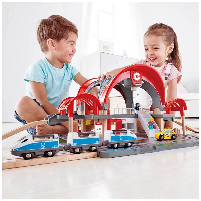 Hape Grand City Station Train Set (49pc) BOYS GIFTS