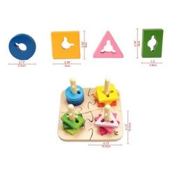 Hape BABY & TODDLER GIFTS Creative Peg Puzzle (16pc)
