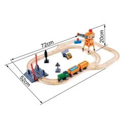 Hape Crossing & Crane Set (34pc)