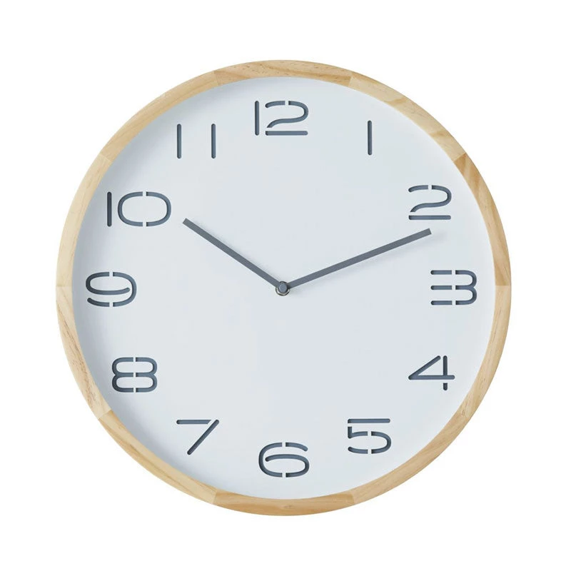 Amalfi White Leni Wall Clock (41.5cm) CLOCKS