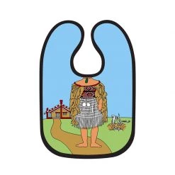Moana Road Wahine Baby Bib Kiwiana