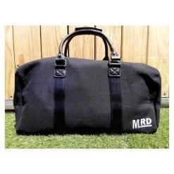 Moana Road Piha Canvas Overnight Bag – Black