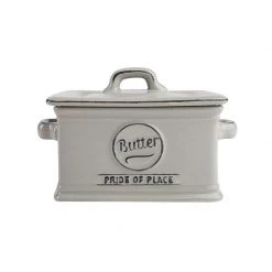 T&G Pride Of Place Butter Dish - Grey