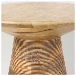 Madras Link Hancock Ribbed Side Table (56cm) Coastal