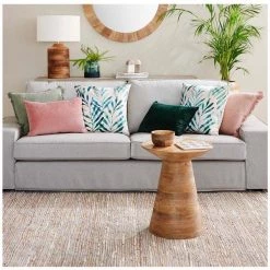 Madras Link Hancock Ribbed Side Table (56cm) Coastal