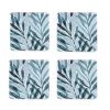 Madras Link Palm Springs Teal Coaster Set (4pk) Coasters, Placemats & Napery