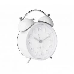 Karlsson Mr White Alarm Clock - White