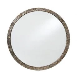 LaVida Mosaic Natural Shell Mirror (76cm)