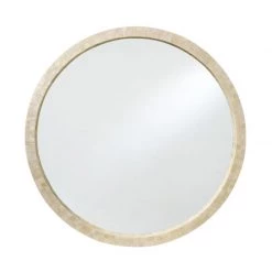 LaVida Mosaic White Shell Mirror (78cm)