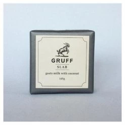 Gruff Restocked Slab Soap – Goats Milk & Coconut (145g)