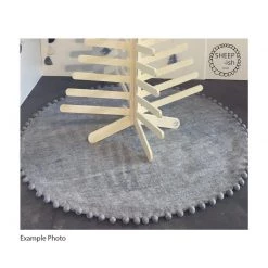 Sheepish Design NZ Wool Rug – Grey/Storm