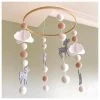 Sheepish Design Hand Made NZ Wool Baby Mobile - Blush Bambi Kiwiana