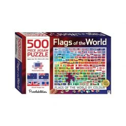 Hinkler Flags Of The World Jigsaw Puzzle (500pc)