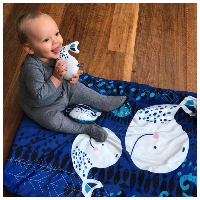 O.B Designs BABY & TODDLER GIFTS Whale Of A Time Sensory Toy Set
