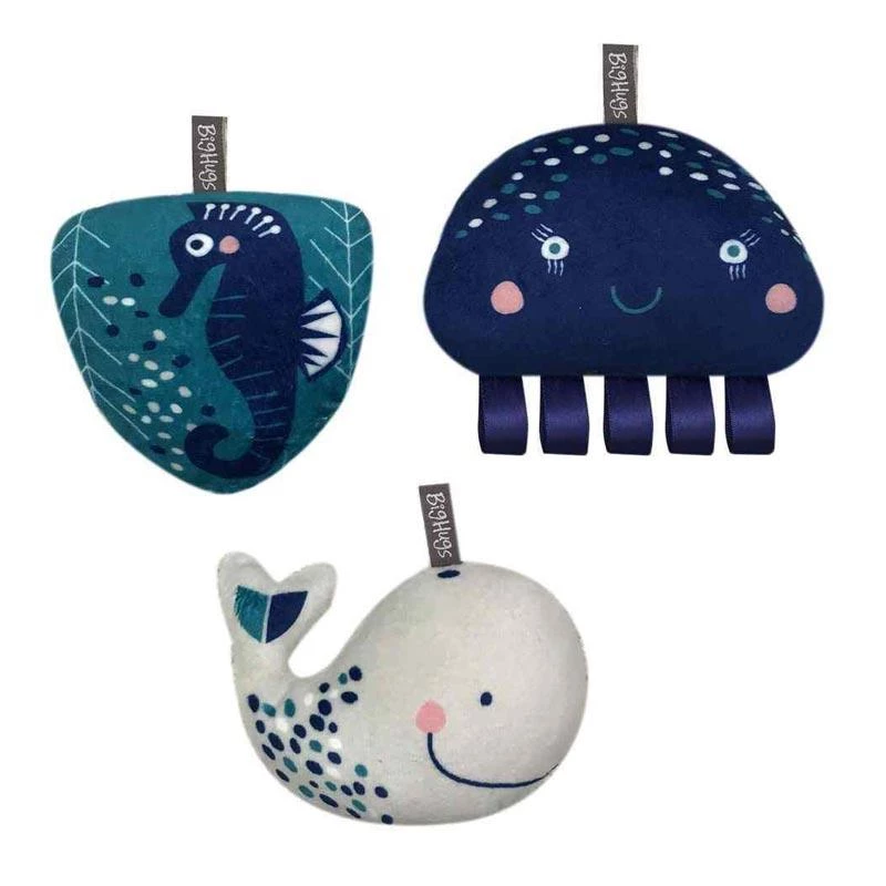 O.B Designs BABY & TODDLER GIFTS Whale Of A Time Sensory Toy Set