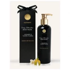 Surmanti Black Body Wash Soap Alternative - Jasmine & Ylang Ylang (300ml)