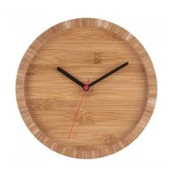 Karlsson Tom Bamboo Wall Clock (26cm) Coastal