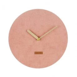 Karlsson Corduroy Wall Clock - Pink (25cm)