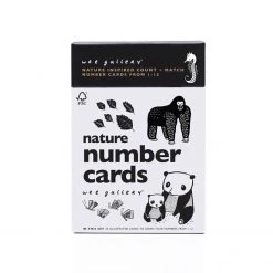 Wee Gallery Black Nature Number Cards