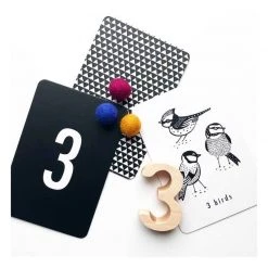 Wee Gallery Black Nature Number Cards