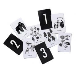 Wee Gallery Black Nature Number Cards