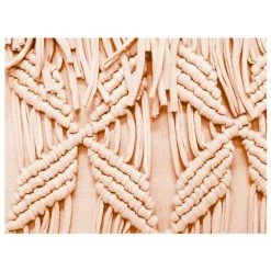 Stoneleigh & Roberson Pink Macrame Cushion (45cm) Cushions
