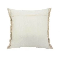 Banyan Home Intan Fringe Cushion (50cm) Coastal