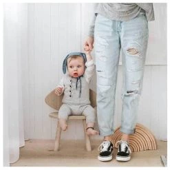 Alimrose Bobby Bunny Bonnet - Grey