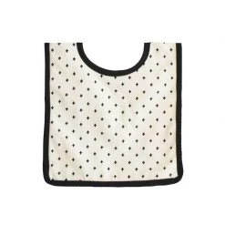 Alimrose Charlie Black Cross Baby Bib