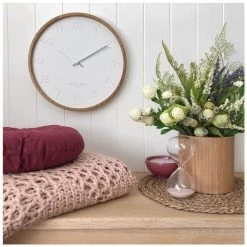 One Six Eight Restocked Freya White Wall Clock (35cm)