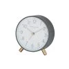 One Six Eight Maisie Alarm Clock With Light - Grey
