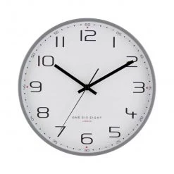 One Six Eight Cool Grey Carmen Clock (30cm)