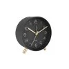 Karlsson Lofty Alarm Clock With Light - Black Monochrome