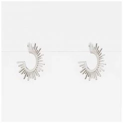 Stella & Gemma Silver Sunburst Earrings